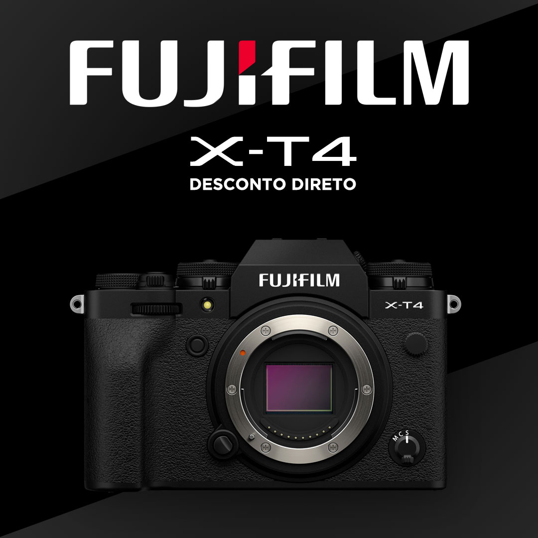 FUJIFILM X-T4 CAMPANHA DE DESCONTO DIRETO